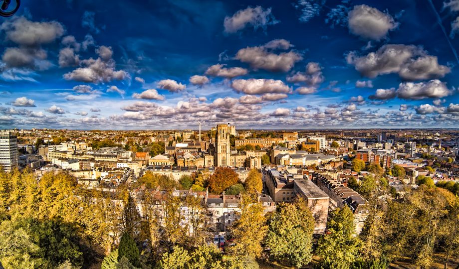 Fall View of Bristol England Circular Economy Bristol debate