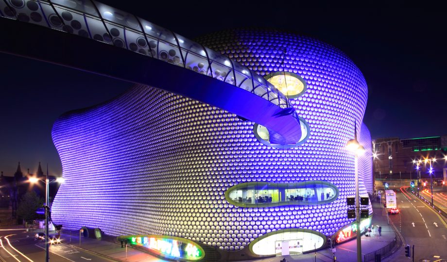 Birmingham Bull Ring by night Birmingham Bull Ring by night