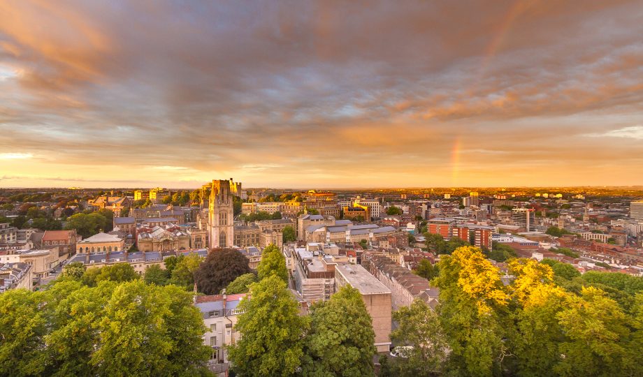 University of Bristol in the dusk University of Bristol in the dusk