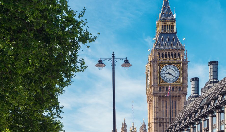 Big Ben summer view in London, UK Big Ben summer view in London, UK