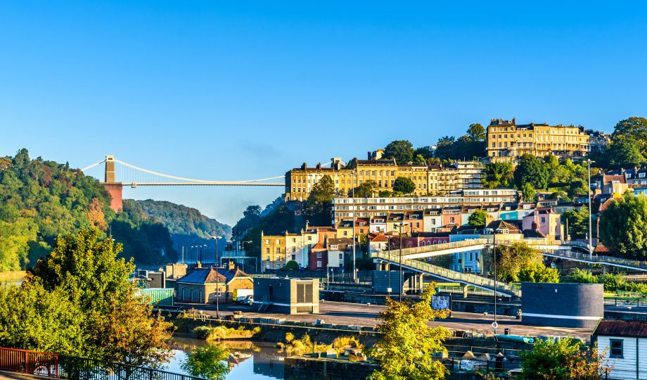Clifton village with suspension bridge Clifton village with suspension bridge
