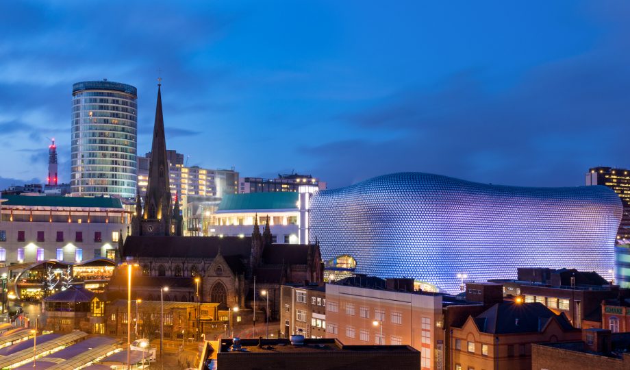 Birmingham Panoramic Cityscape, England, UK Birmingham Panoramic Cityscape, England, UK